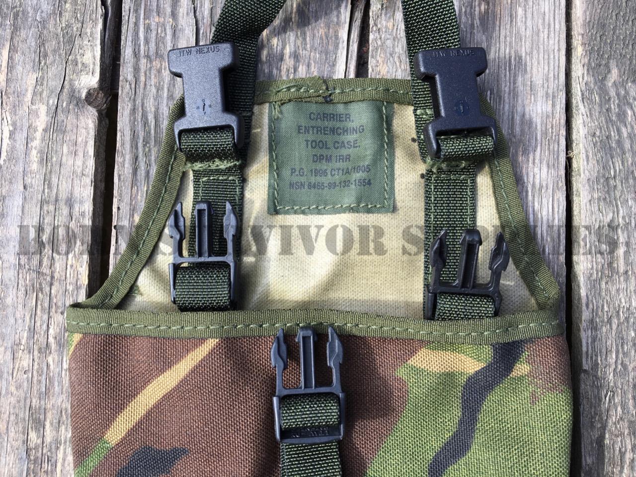 British Army PLCE Entrenching Tool Pouch (DPM Camo)