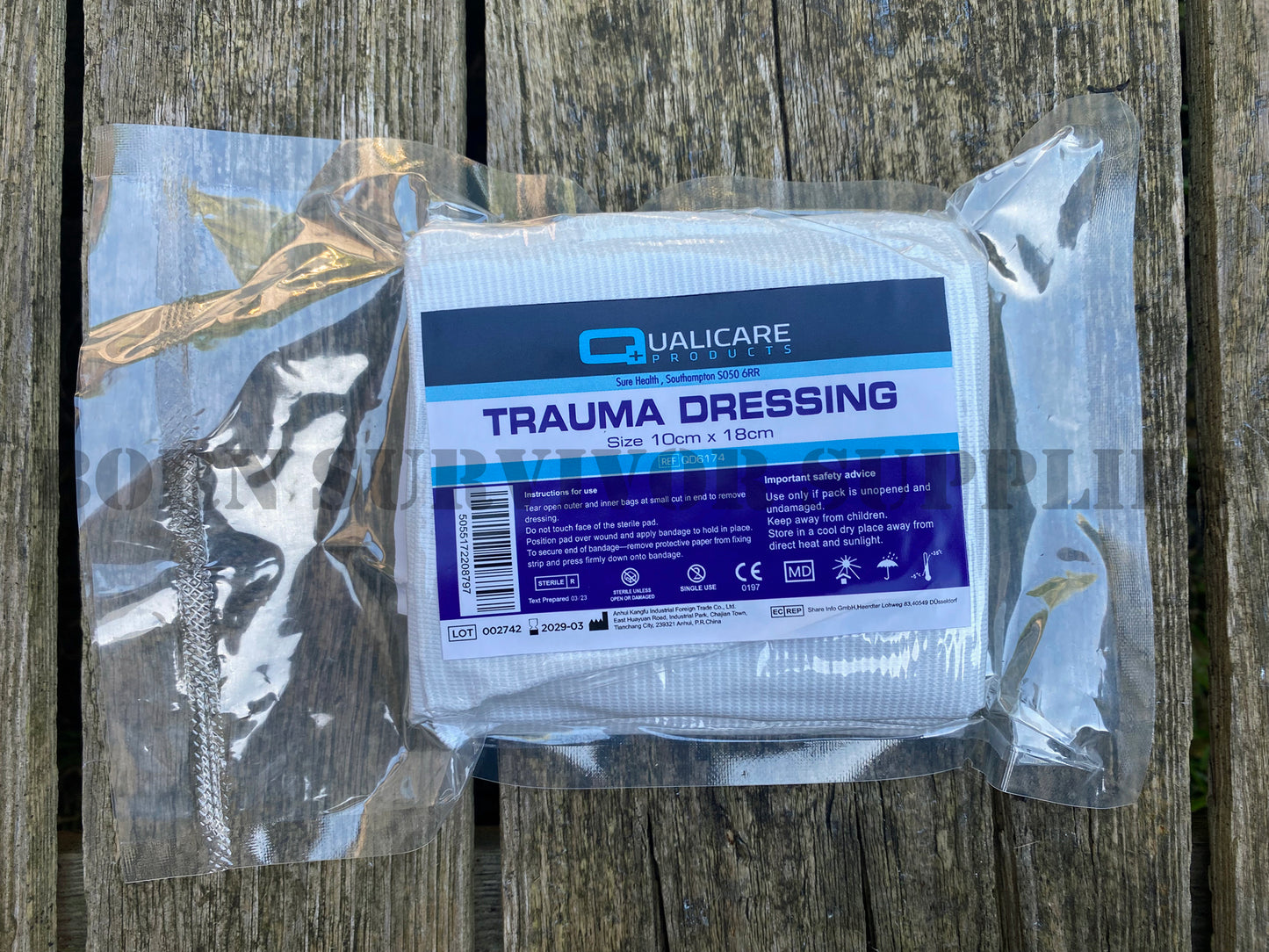 Qualicare Trauma Dressing - 10cm x 18cm