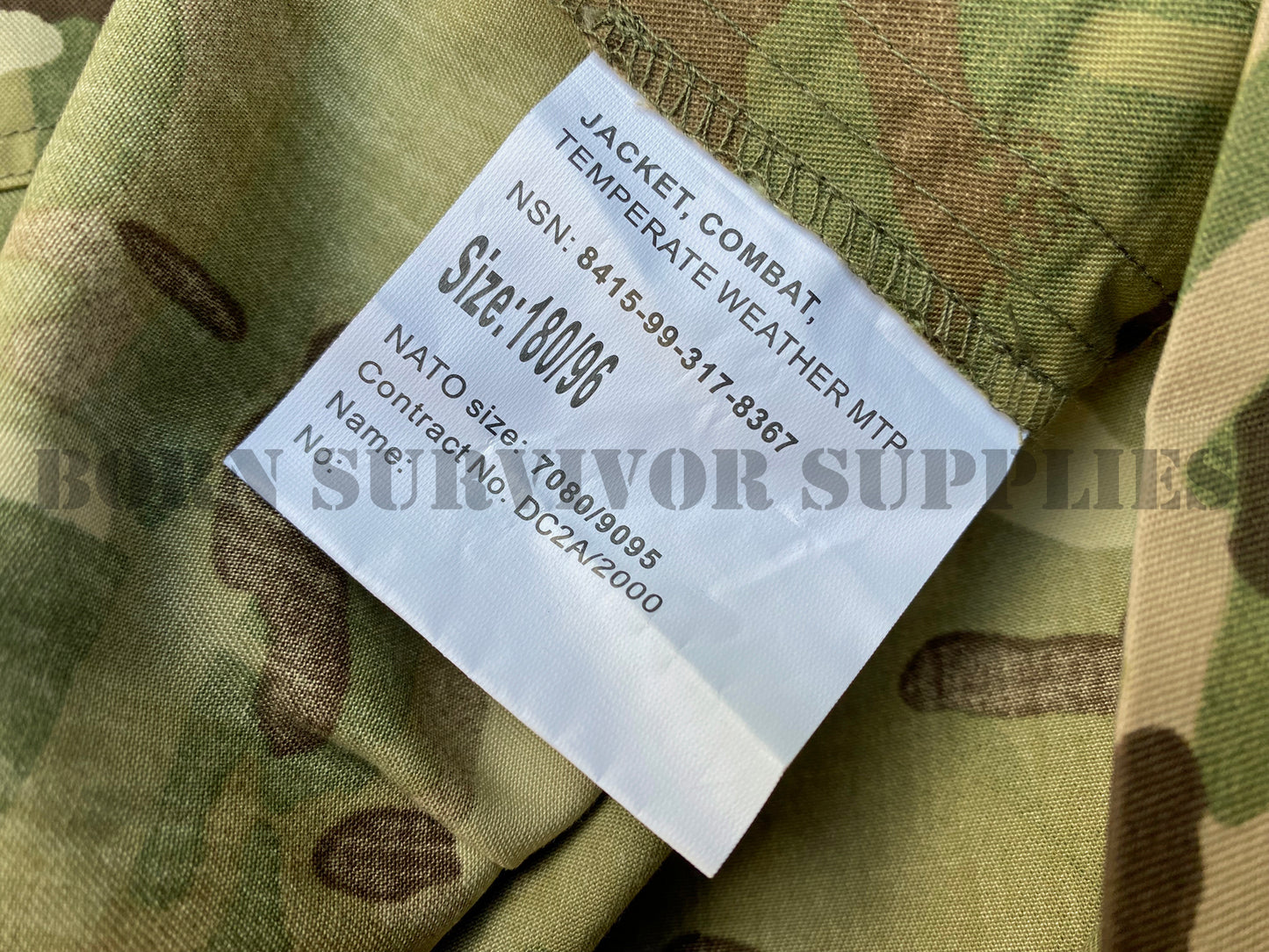 British Army Temperate Combat Jacket (MTP Camo)