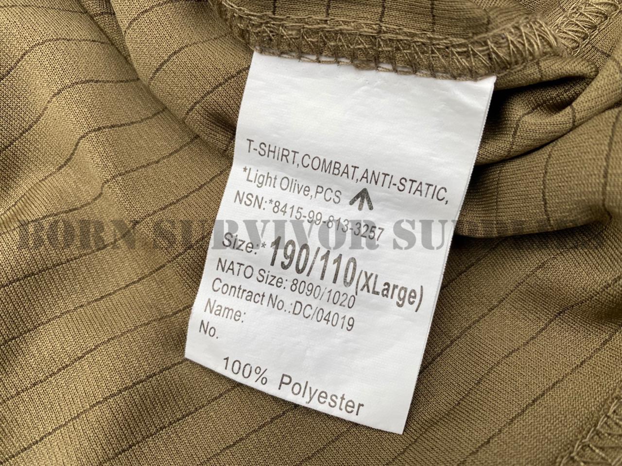 British Army Combat T-Shirt (Light Olive)