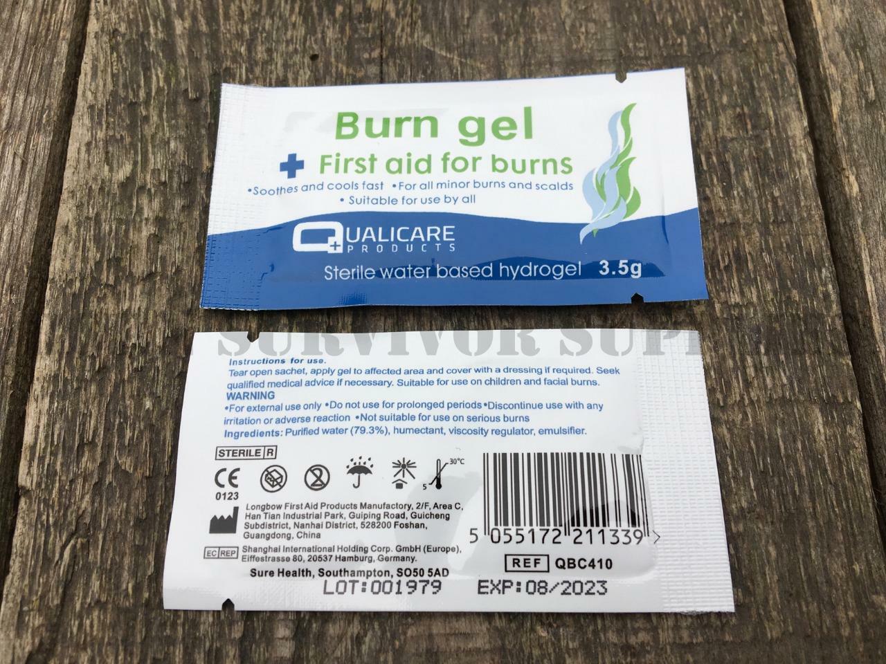 Qualicare Burn Gel Blots
