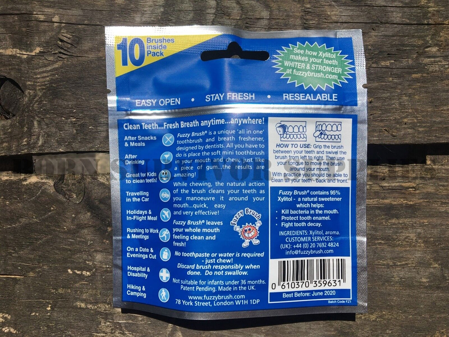 Fuzzy Brush Chewable Toothbrush