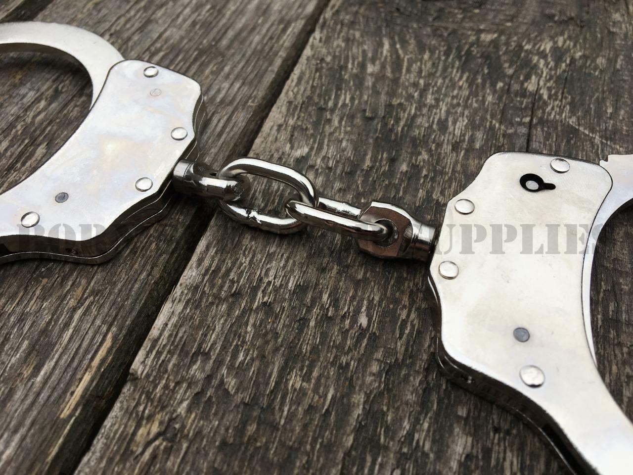 Stainless Steel Handcuffs (Silver)
