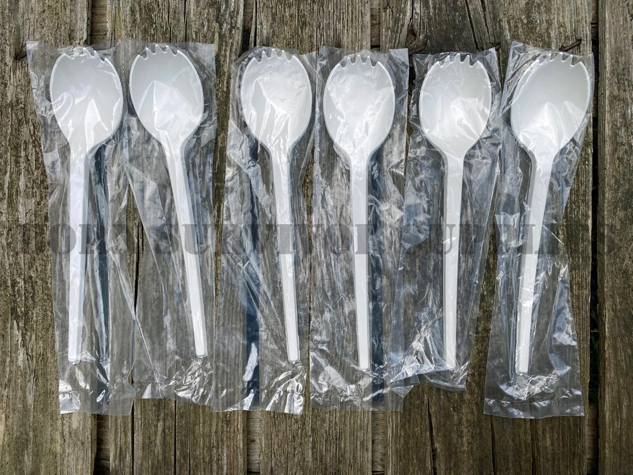 Plastic Disposable Spork (6 Pack)