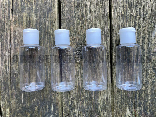 Empty Clear Plastic Travel Bottles - 50ml