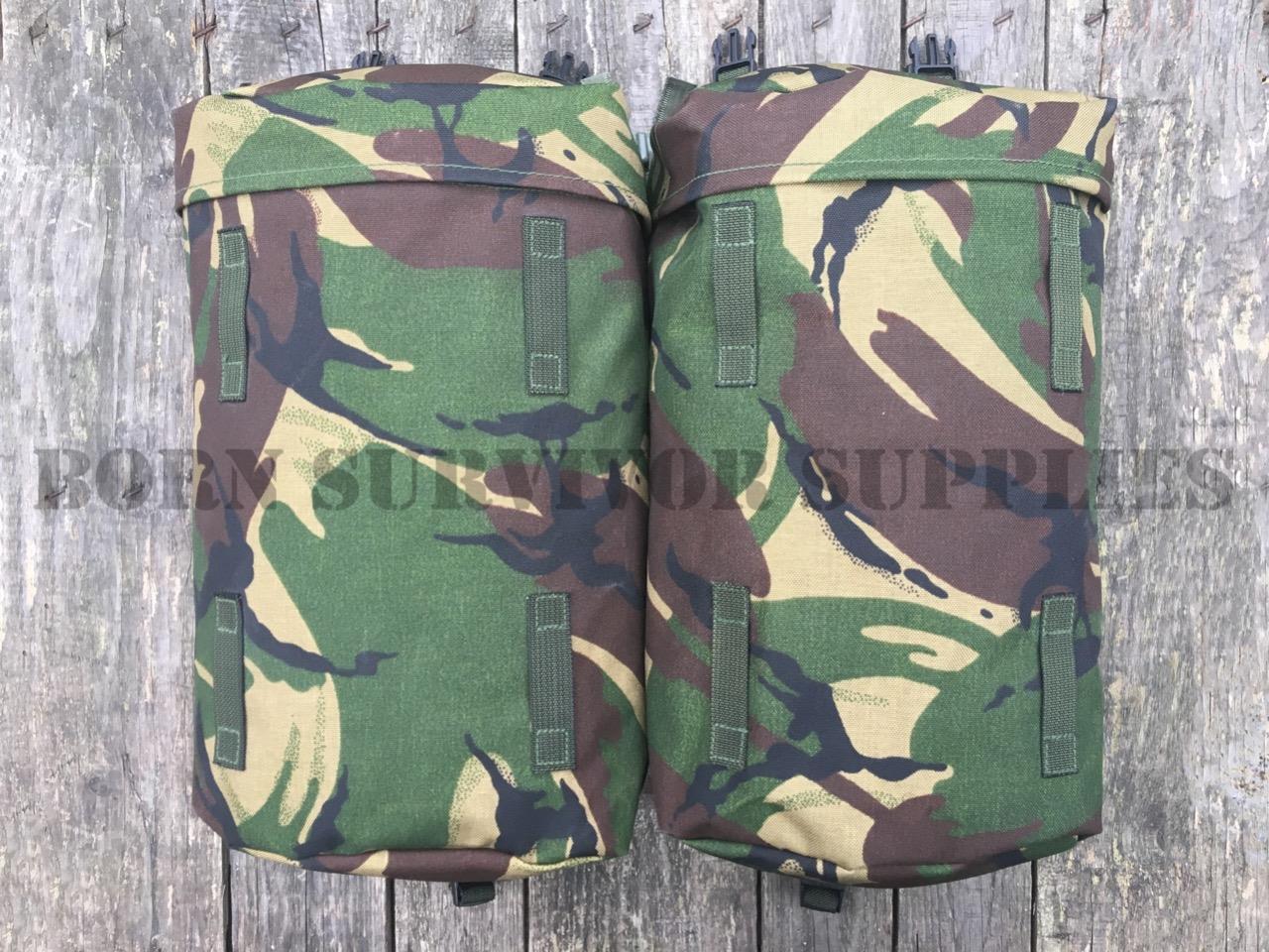 British Army PLCE Bergen Side Pouch Set (DPM Camo)