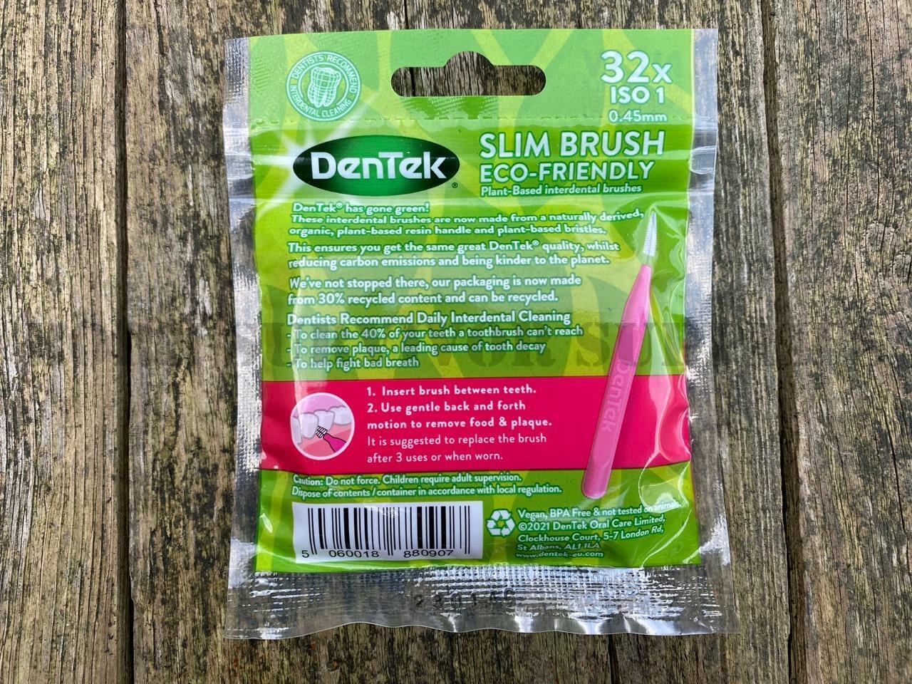 Dentek Slim Interdental Brushes - ISO1 0.45mm (32 Pack)