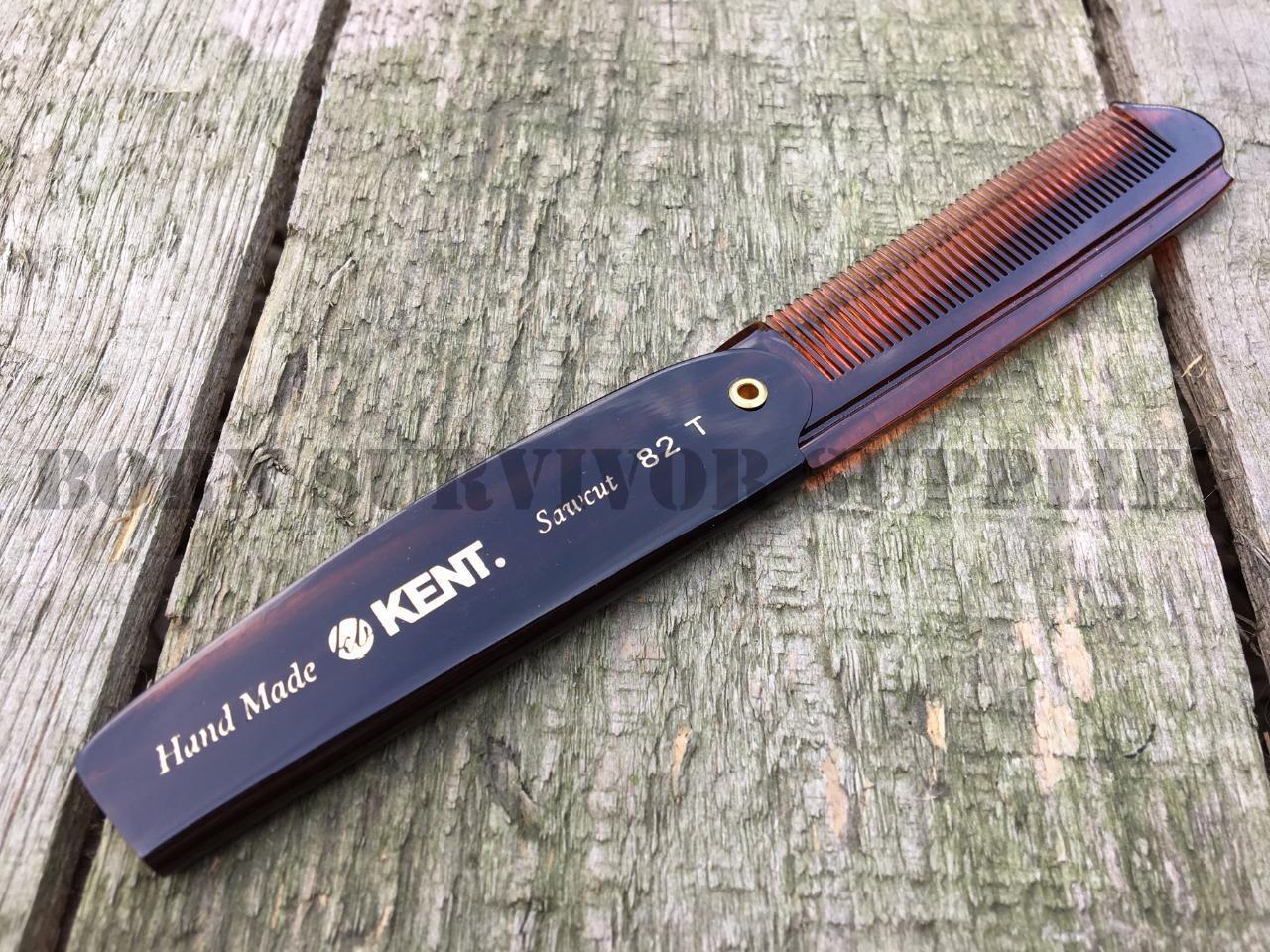 Kent 82T Folding Pocket Comb