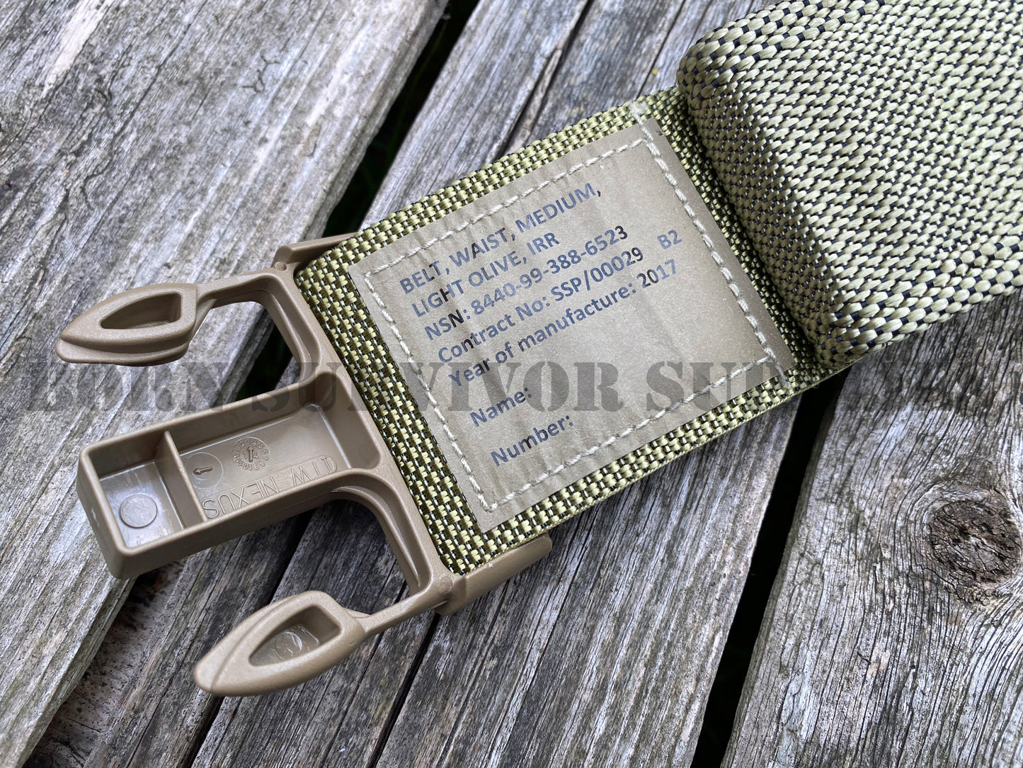 British Army PLCE Webbing Belt (Light Olive MTP)