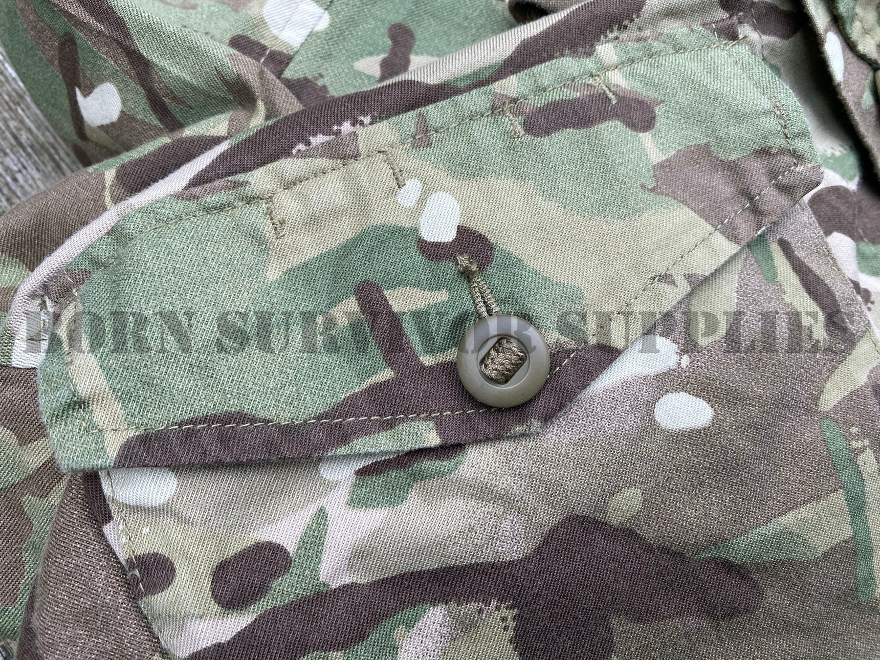 Slotted Button British Army Slotted Buttons - MTP Camo (4 Pack) Barrack Shirt Jacket ...