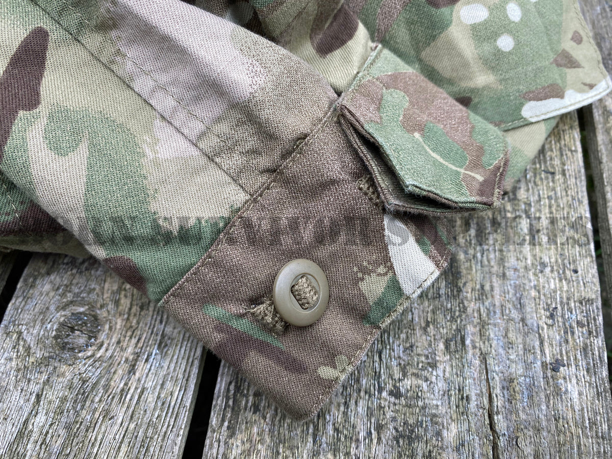 Slotted Button British Army Slotted Buttons - MTP Camo (4 Pack) Barrack Shirt Jacket ...