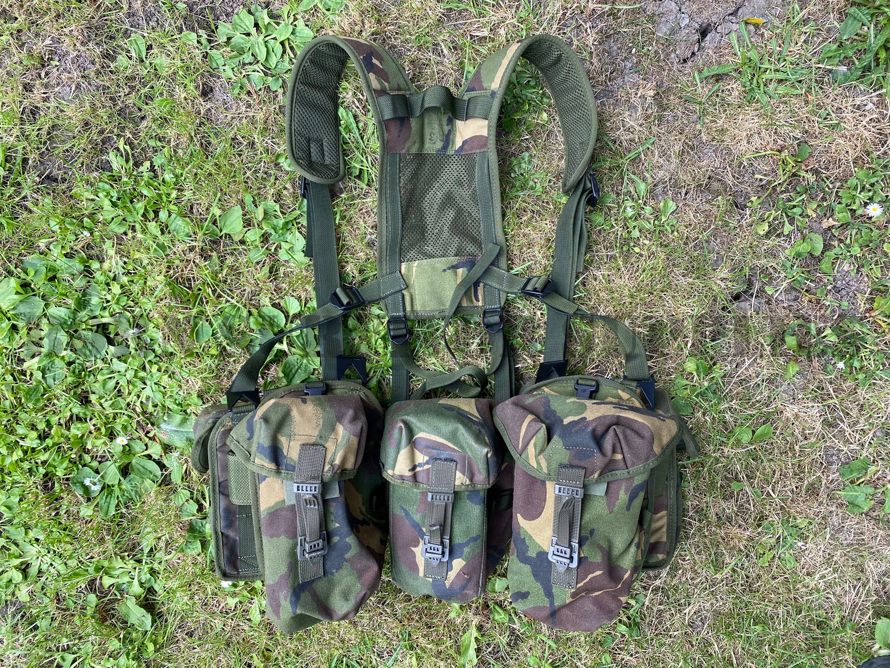 British Army PLCE Webbing Set - DPM Camo Belt Kit Rig Cadets ACF – Born ...