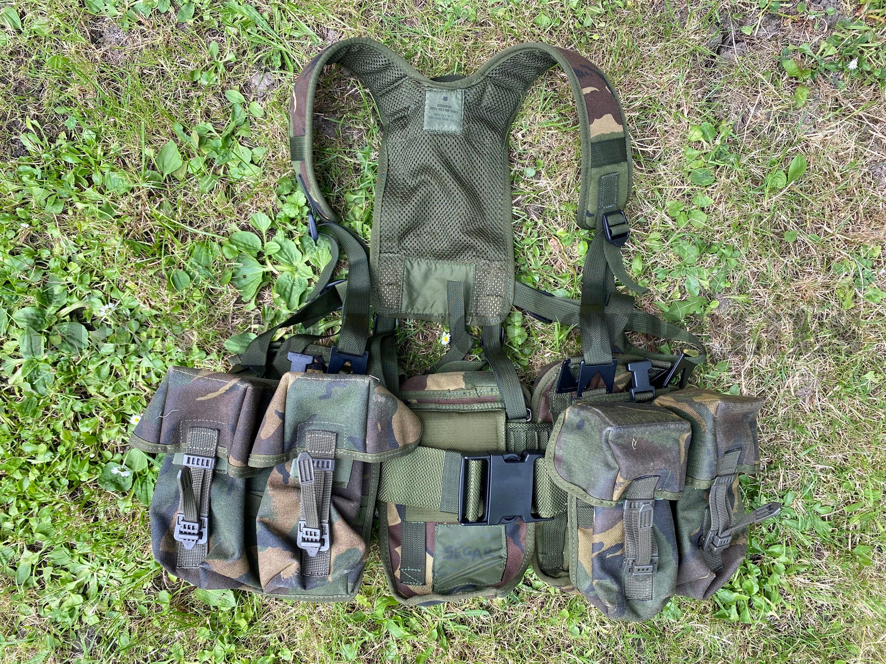 British Army PLCE Webbing Set - DPM Camo Belt Kit Rig Cadets ACF – Born ...