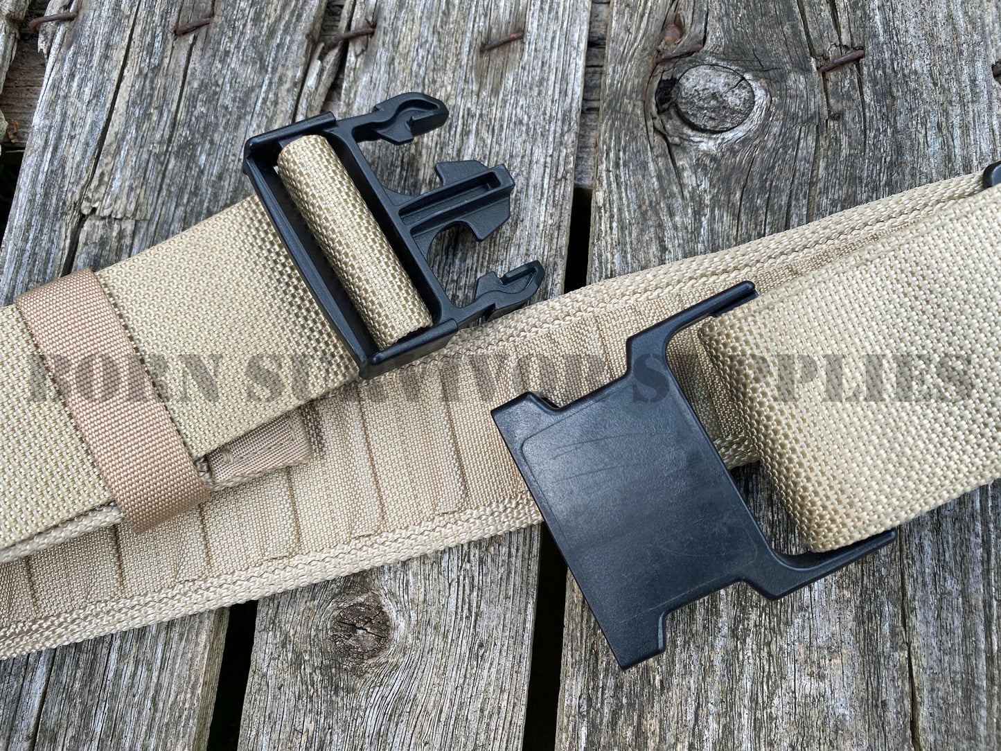 British Army Combat Trouser Belt (Desert Tan)