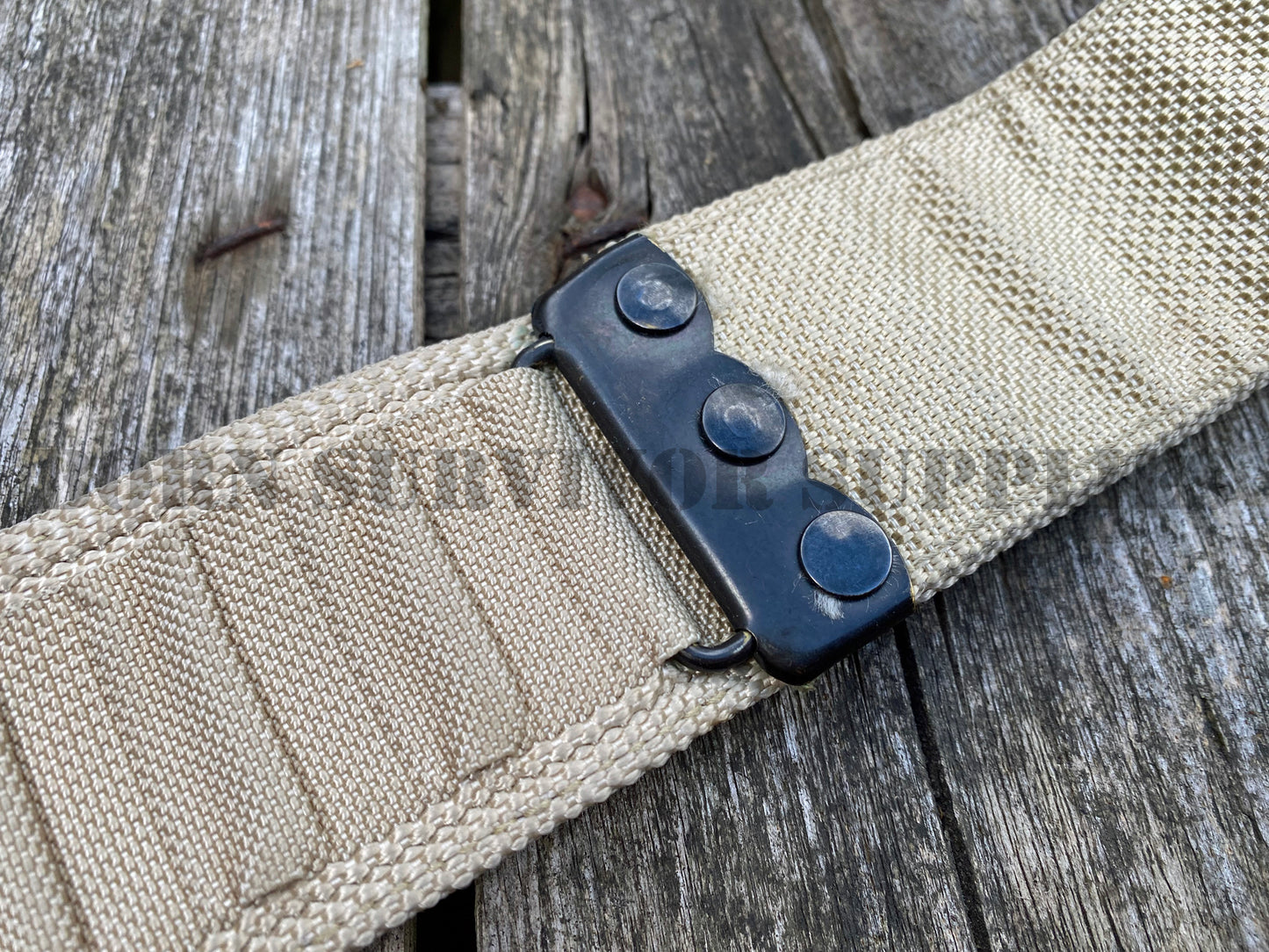 British Army Combat Trouser Belt (Desert Tan)