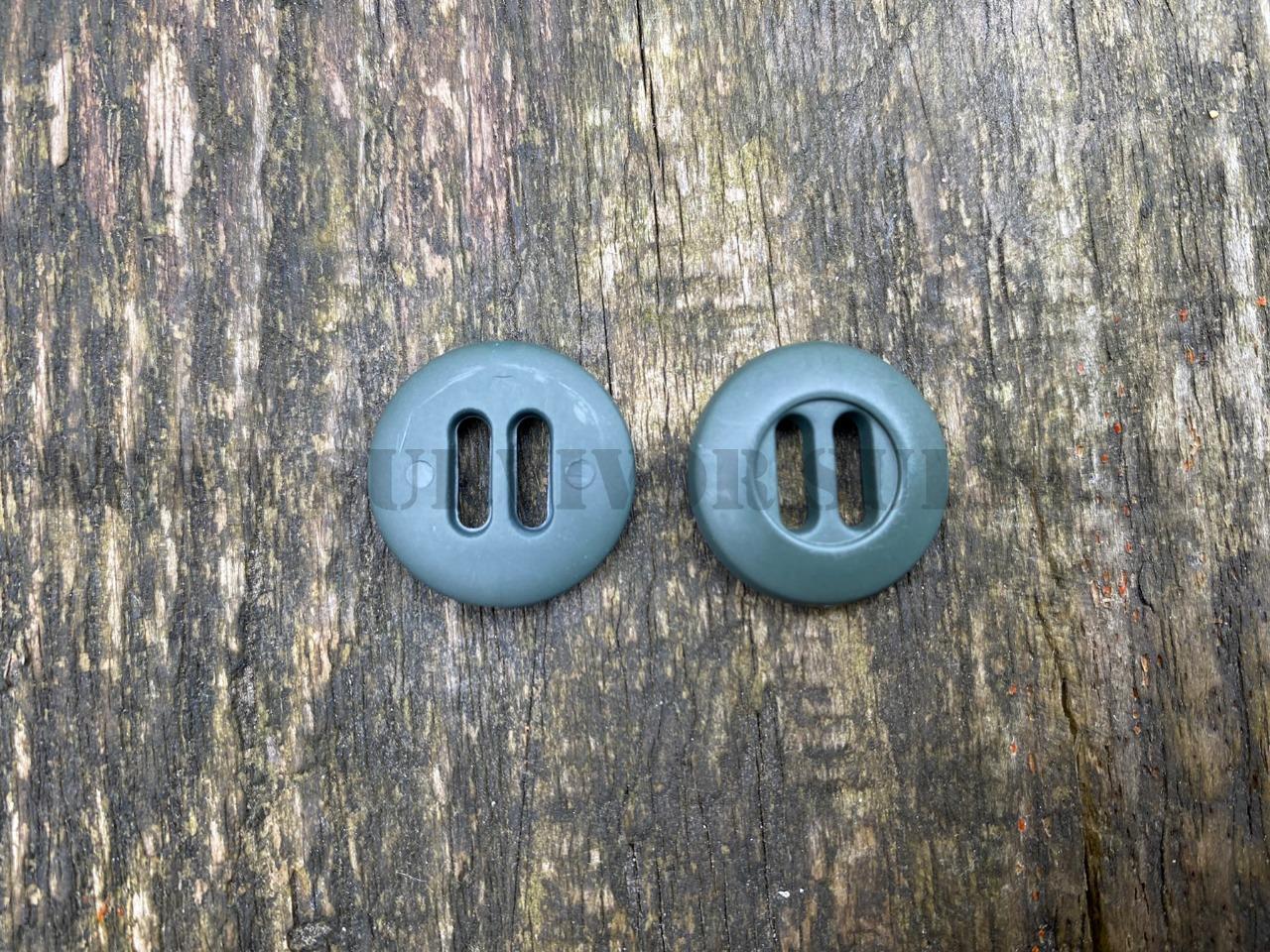British Army Slotted Buttons - Olive Green (4 Pack)