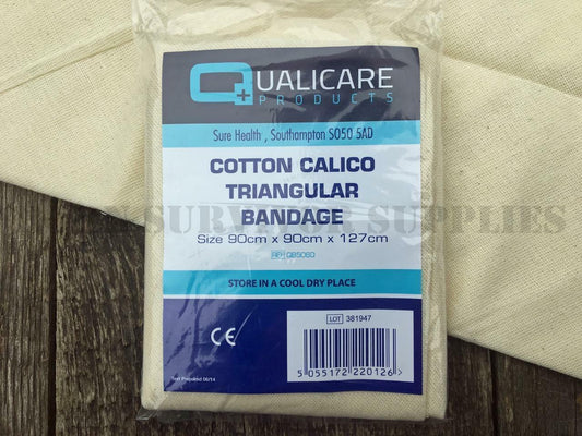 Qualicare Cotton Calico Triangular Bandage
