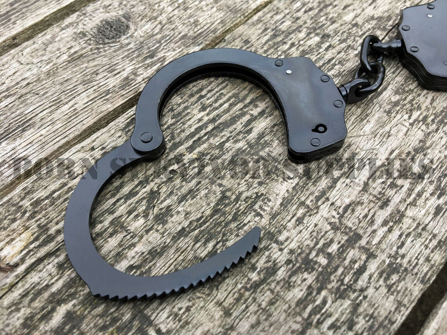 Stainless Steel Handcuffs (Black)