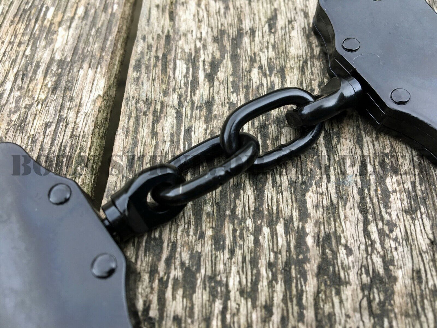 Stainless Steel Handcuffs (Black)