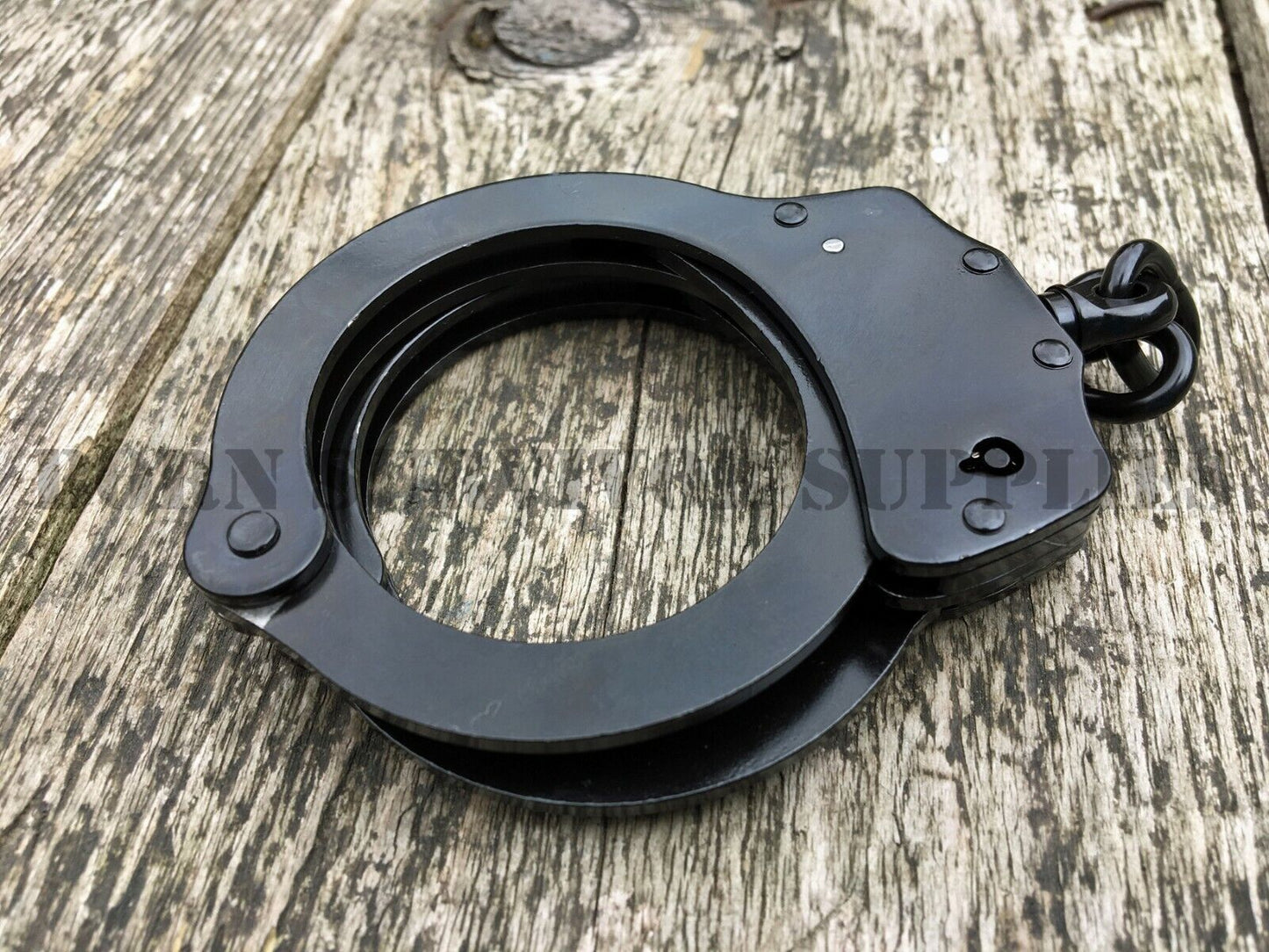 Stainless Steel Handcuffs (Black)