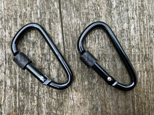 Locking Carabiners - 6mm (2 Pack)