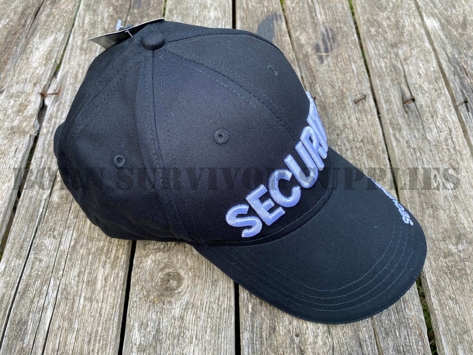 Kombat UK Security Baseball Cap Black Embroidered Security Guard Hat ...