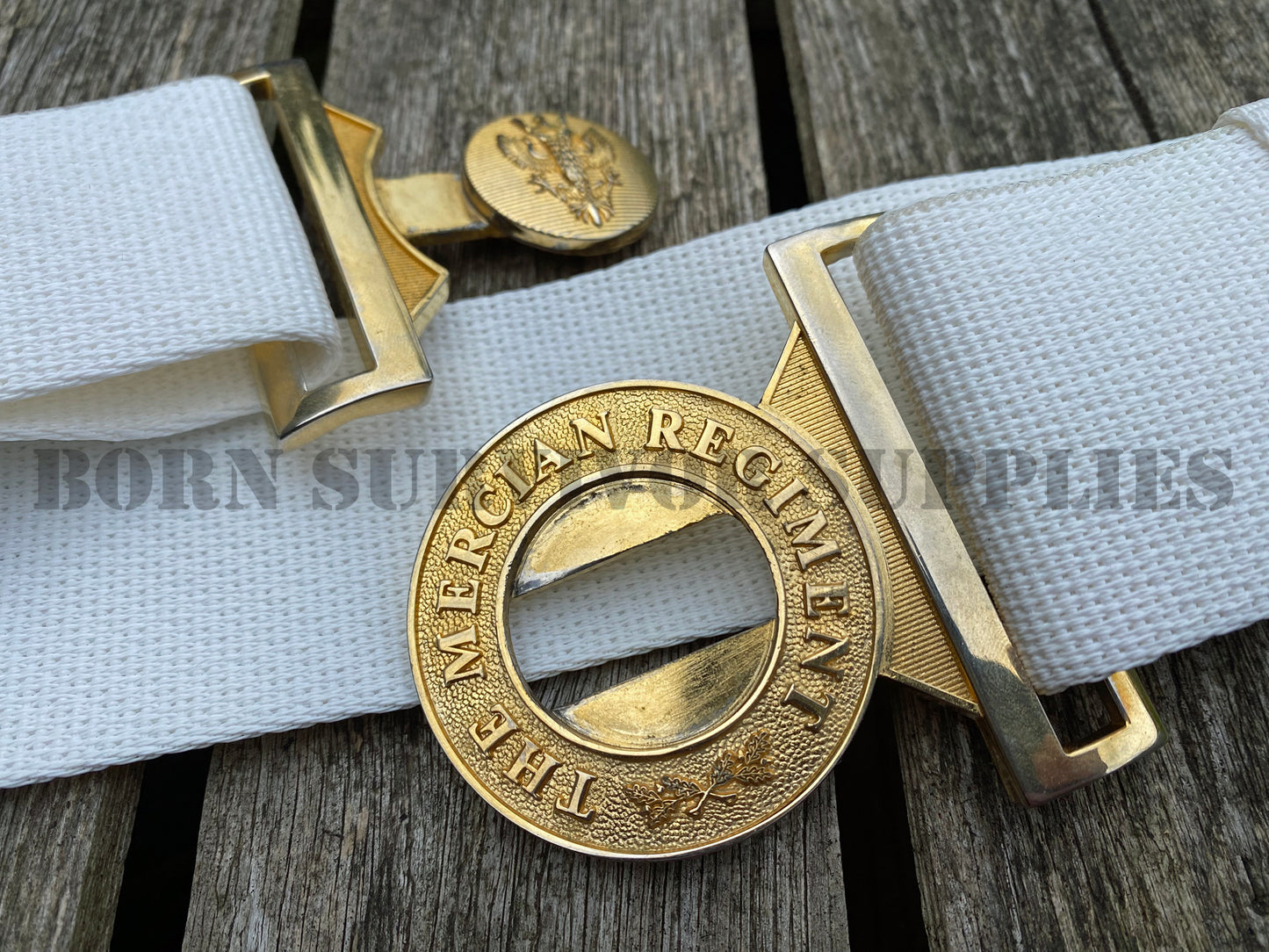British Army Mercian Regiment Parade Belt