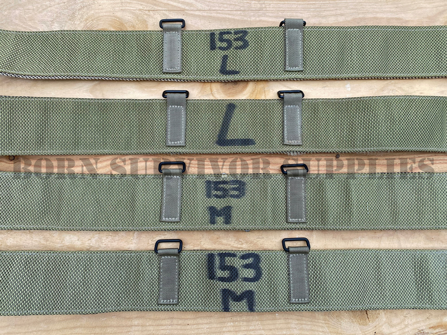 British Army PLCE Webbing Belt (Light Olive MTP) (Clearance)
