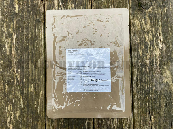 Army Hydration Powder Rice Rice Pudding Desert Army Ration Pack – Born Survivor Supplies