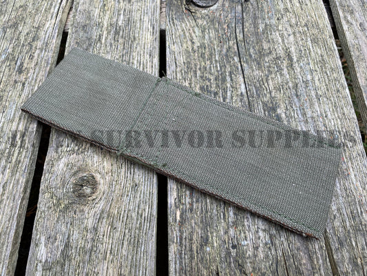 58 Pattern Style SAS Webbing Belt Knife Pouch (Olive Green)