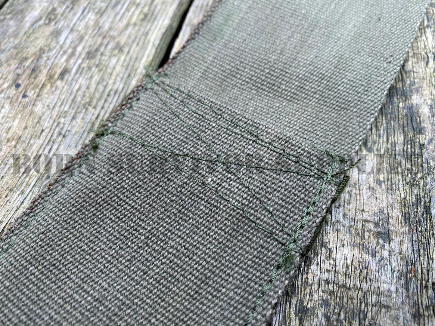 58 Pattern Style SAS Webbing Belt Knife Pouch (Olive Green)
