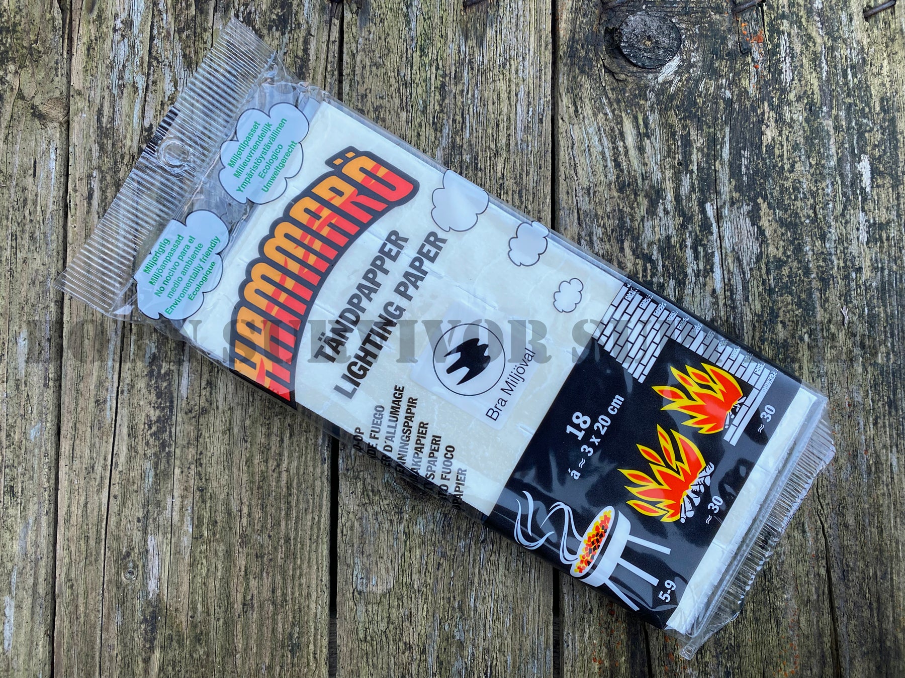 Hammaro Fire Lighting Tinder Card – Born Survivor Supplies