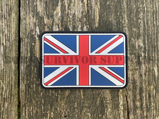 Union Jack PVC Patch (Full Colour) - 7.5cm x 5cm