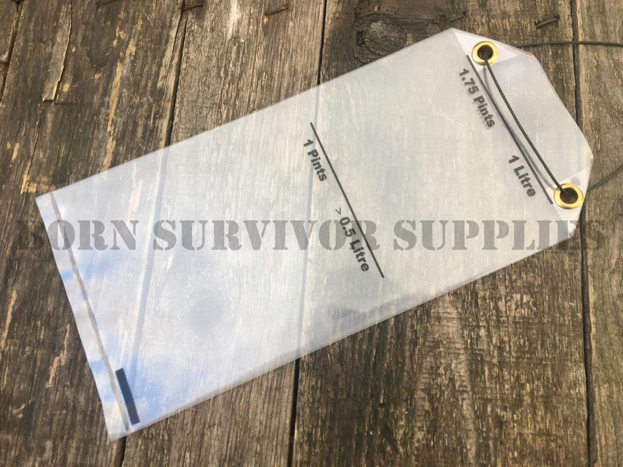 Survival Kit Water Collection Bag - 2 Pack