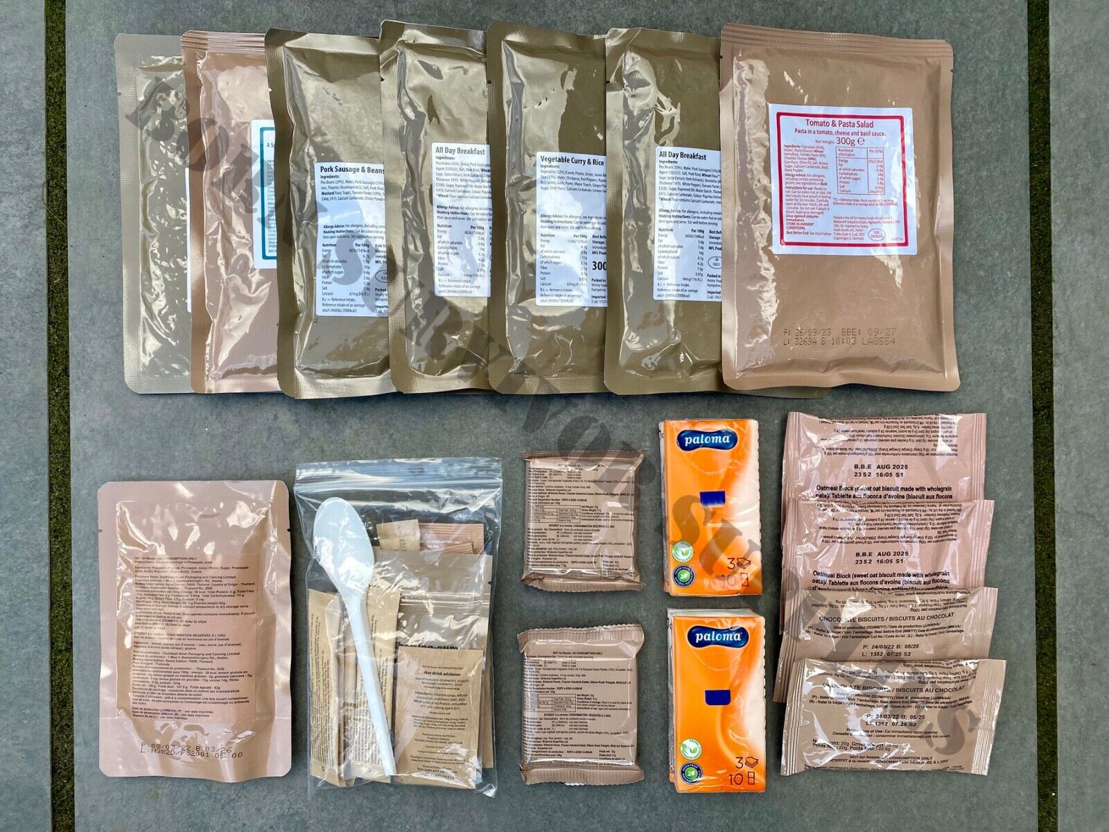 Weekend Warrior Meal Kit - 48hr Ration Pack Camping Food Army Meals ...